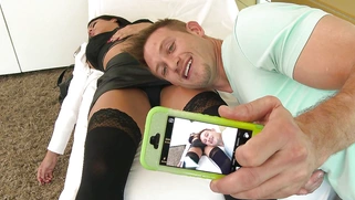 Bill takes some pics of Luna Star while she sleeps