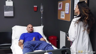 Katana Kombat gives hot blowjob to Jmac in the hospital