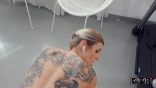 Tattooed Marica Chanelle gets assfucked doggystyle in POV