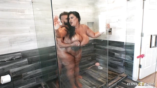 Sofia Rose gets fucked by Xander Corvus in the shower