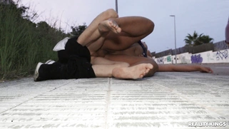 Latina Adara Love gets fucked on the street