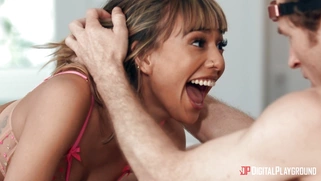 Janice Griffith is sucking Michael Vegas' cock