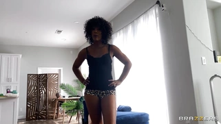 Misty Stone gives masterful blowjob in POV