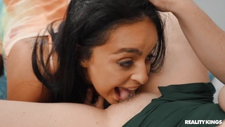 Busty Maggie Green gets her pussy licked by Nola Exico