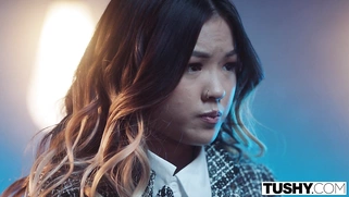 Petite Lulu Chu gets some anal discipline by her boss