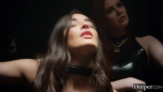 Mistress Maitland Ward pushes sub Emily Willis to her limits