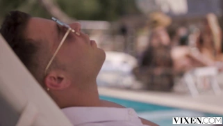 VIXEN Stunning Blonde Kaisa seduces her bestie's new man