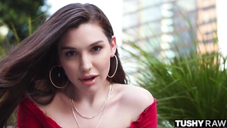 TUSHYRAW Pretty little Lily gets her tiny asshole stretched