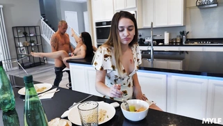 Kristall Rush gets fucked and her stepdaughter is none the wiser