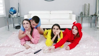 Dakota Burns, Natalia Nix, Dani Damzel and Johnny The Kid