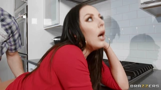Angela White and Maddy May get fucked by Anthony Pierce standing