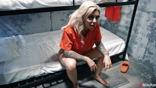 Karma Rx is sucking cop's cock in prison