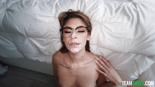 Koco Chanel gets facialed in POV