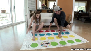 Alaina Dawson invited her friend Chris over for a little of Twister