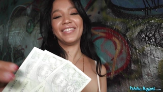 Asia Vargas is sucking cock for money