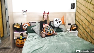 Gorgeous teacher lets me fuck her hard