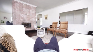 MILF mom has to suck stepsons big dick