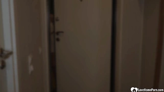 I pin her to the wall for fucking