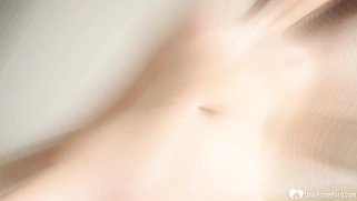 Seductive chick uses her feet to pleasure me