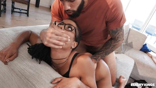 Kira Noir gets fucked by James Angel doggystyle