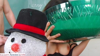 Teacher Kaiya Lynn is sucking her student's cock