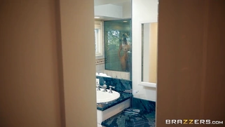 Brandi Love caught you spying on her in the shower