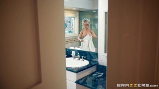 Brandi Love caught you spying on her in the shower