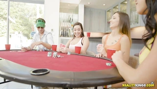 Gina Valentina, Karlee Grey, and Jaye Summers entered a high stakes game