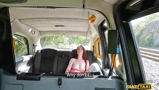 Isabella Both is playing with vibrator in the Fake Taxi