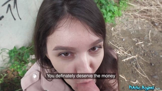 Alisa Horakova got sperm load on her tongue after pussy fucking