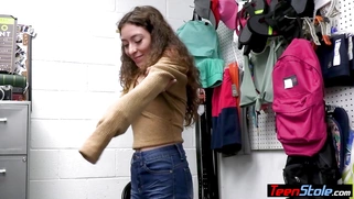 Latina teen has to do whatever cop says