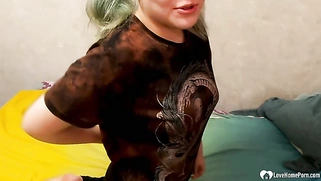 Cutie gets a buttplug before anal