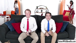 Cmon stepsisters we cant fuck you unless we swap