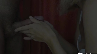 Neighbor could not resist a hard shag