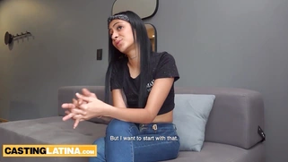 Latina slut cant focus on the interview