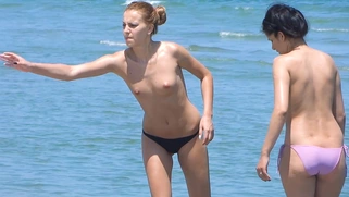 Young nudist cuties caught on camera