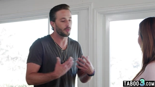 Hot asian babe calming down her roommate