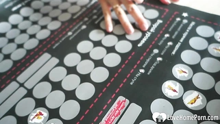 Tattooed babe takes a ride on my cock