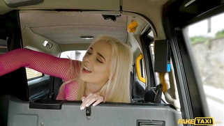 Ellie Shou in sexy outfit got in the Fake Taxi