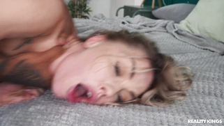 Angie Lynx gets her anus destroyed doggystyle