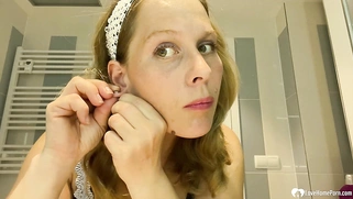 Mom next door showing off her tits