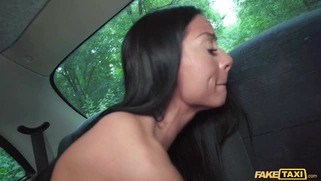 Caramella Del X gets fucked doggystyle in the Fake Taxi