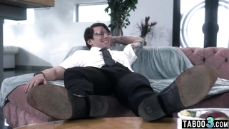 Mature enjoying two big religious cocks