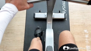 Brunette sucks dick before the deep penetration