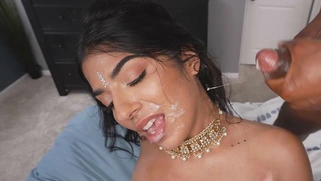 Jasmine Sherni gets facialed after riding BBC