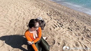 I got a great blowjob in the desert