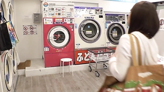 Hot Girl Seduces Dude In Public Laundry Asian Sex