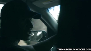 Tattooed teenager Elsa Jean fucked doggystyle by thick BBC