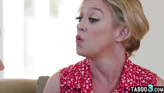 Stepmother insists that stepson fuck her