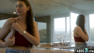 Hot latina and her asian stepsis fucking